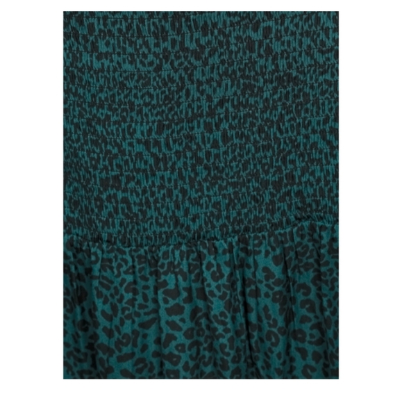 NWT Terra & Sky  Tank Dress Size 2X Teal w/Black Print - Picture 6 of 7
